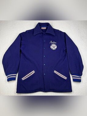 Vintage 1960 Sand Knit Fuchu Air Station Judo Varsity Jacket Size 40